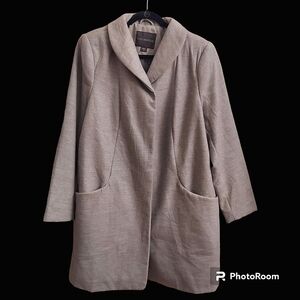 COVINGTON Gray Fully Lined Car Coat